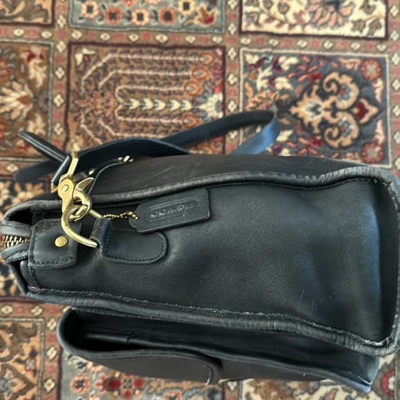 COACH “Harrison” (J7C-5283) Vintage Black Mens Briefcase - Picture 3 of 8